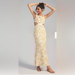 Anthropologie Significant Other Sleeveless Floral Maxi Alanna Dress Sz 10 US NWT